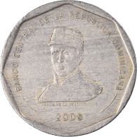 Monnaie, République Dominicaine, 25 Pesos, 2008 - Dominicana