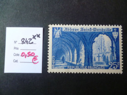 Timbre France Neuf ** 1949  N° 842 Cote 0,50 € - Neufs