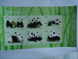 PANDA  MNH  IMPERFORATE   SHEET ANIMALS PANDA - Ohne Zuordnung