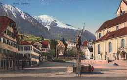 Stans Dorfplatz - La Place Du Village - Timbre Projuventute 1929 - Stans