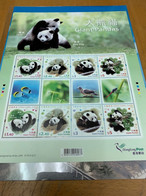 Hong Kong Stamp Pandas Sheet MNH - Unused Stamps