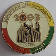 Plzen 2003 Shooting European Championship Czech Republic Archery PIN A6/3 - Boogschieten