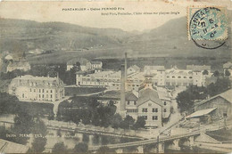 - Dpts Div.- Ref-BC571- Doubs - Pontarlier - Usine Pernod Fils -  Absinthe - Usines - Industrie - Voir Description - - Pontarlier