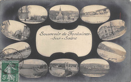 69-FONTAINES-SUR-SAÔNE- MULTIVUES CARTE-PHOTO - SOUVENIR DE FONTAINES SUR SAONE - Other & Unclassified