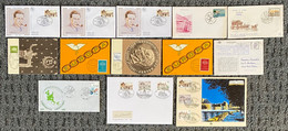 ⭐ Belgique - Premier Jour - Carte Maximum - Lot De 14 FDC - Thématique Divers ⭐ - Unclassified