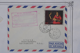 AU7  FRANCE    BELLE LETTRE 1967  PREMIER VOL JET  PARIS NEW YORK  USA ++AFFRANCH. PLAISANT - 1960-.... Lettres & Documents