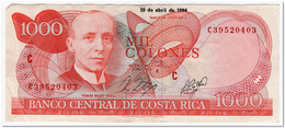 COSTA RICA,1000 COLONES,1994,P.259b,VF-XF - Costa Rica