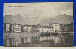 (L) LECCO - ANIMATA - PORTO GARIBALDI -  VIAGGIATA 1911 - Lecco