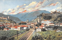 CPA SUISSE FERROVIA DEL GOTTARDO BELLINZONA E PIZZO CLARO - Sonstige & Ohne Zuordnung