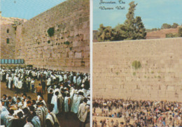 ISRAEL JUDAICA Lot 4 Cpm 10x15 . Juifs En Prière Au Mur Des Lamentations ( Wailing Wall) - Judaísmo
