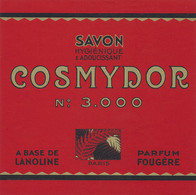 SA 17 / ETIQUETTE  SAVON  PARFUM  SAVON   HYGUENIQUE COSMODOR  PARFUM FOUGERE  PARIS - Etiquettes