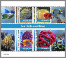 GUINEA REP. 2022 MNH Coral Reefs Korallenriffe Recifs Coralliens M/S - OFFICIAL ISSUE - DHQ2216 - Meereswelt