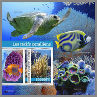 GUINEA REP. 2022 MNH Coral Reefs Korallenriffe Recifs Coralliens S/S - OFFICIAL ISSUE - DHQ2216 - Meereswelt