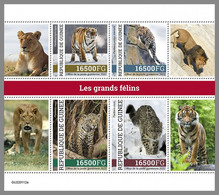 GUINEA REP. 2022 MNH Big Cats Großkatzen Raubkatzen Grands Felins M/S - OFFICIAL ISSUE - DHQ2216 - Felini