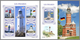 CENTRALAFRICA 2022 MNH Lighthouses Leuchttürme Phares Ukraine M/S+S/S - OFFICIAL ISSUE - DHQ2216 - Lighthouses