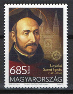Hungary 2022. Famous Peoples - Loyolai Saint Ignac Stamps, MNH (**) - Ungebraucht