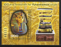 Hungary 2022. Tutanhamon Tomb Of Pharaoh Sheet, MNH (**) - Ongebruikt
