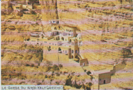 ISRAEL. Cpm 10x15. Vue Aérienne . LA GORGE DU WADI KELT Et Le Monastère De DEI EL KELT - Israel