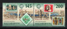 Hungary 2022. 95. Stampday - Josef Vertel Set In Pairs, MNH (**) - Unused Stamps