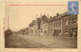 NOEUX LES MINES - Route Nationale, La Caisse De Secours Et La Goutte De Lait Des Mineurs. - Noeux Les Mines