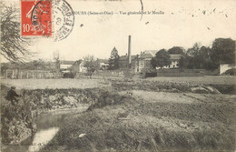 MOURS Vue Générale Et Le Moulin - Mours