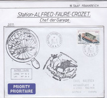 TAAF Alfred Faure Crozet Cover 2011 Garage  Ca Crozet 10.3.2011 (MW252) - Covers & Documents