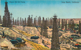 LONG BEACH (Calfornia) - Signal Hill Oil Fields, Puits De Pétrole. - Long Beach