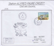 TAAF Alfred Faure Crozet Cover 2016 Garage Ca Crozet 15.2.2016 (MW253A) - Covers & Documents