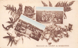 02-SISSONNE- CAMP- SOUVENIR DU CAMP DE SISSONNE MULTIVUES - Sissonne