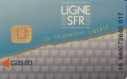 Carte GSM Ligne SFR, Logo Moreno Au Verso - Altri & Non Classificati