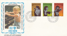 LIECHTENSTEIN FDC 725-727 - Contro La Fame