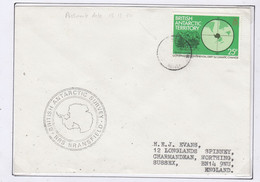 British Antarctic Territory (BAT) 1984 Cover Ship Visit RRS Bransfield . Ca Halley 18.12.84 (TAB216A) - Covers & Documents
