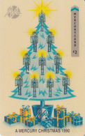 MER 141 TARJETA DE MERCURY DE CHRISTMAS 1990 - 20MERC (NAVIDAD) - [ 4] Mercury Communications & Paytelco