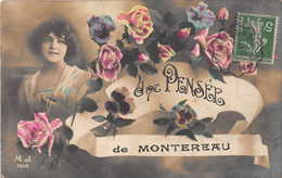 77-MONTEREAU-UNE PENSEE DE MONTEREAU - Montereau