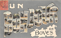 80-BOVES- UN BONJOUR DE BOVES - Boves