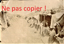 PHOTO FRANCAISE 119e RI - POILUS AU REPOS A LA FOSSE AUX LOUPS PRES DE SOUCHEZ PAS DE CALAIS - GUERRE 1914 1918 - 1914-18