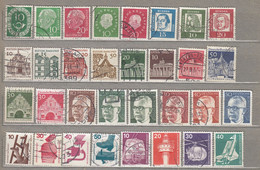 GERMANY Definitive Different 70+ Used(o) Stamps 3 Scans #32436 - Collections