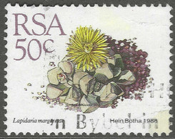 South Africa. 1988 Succulents. 50c Used. SG 665 - Oblitérés