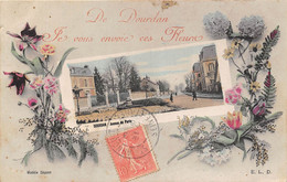 91-DOURDAN-JE VOUS ENVOIE CES FLEURS DE DOURDAN - Dourdan