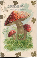 Champignon  - Je Voudrais Que Toute La Vie  - Carte Legerement Gauffree - Mushrooms