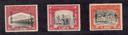 Pakistan-Bahawalpur 1945 Official Overprinted In Black 3V MNH - Pakistan