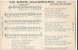 Chanson  -    Le  Rhin Allemand  Alfred De Musset - Musique