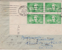 LSC - Bloc De 4 Du 331 Avec Millésime - PARIS XVIII  /  15 MARS 39 - 1921-1960: Periodo Moderno