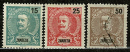 Zambézia, 1903, # 46/8, MH And Used - Zambezië