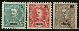Zambézia, 1903, # 46/8, MH And Used - Zambeze