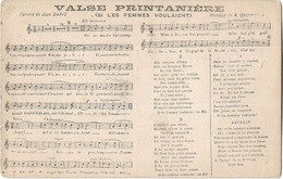 Chanson  -    Valse Printaniere - Musique