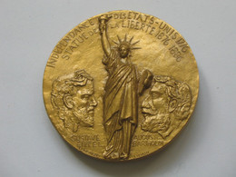 MEDAILLE  Fondation Eiffel - Indépendance Des Etats-Unis 1776- Statue De La Liberté 1886   **** EN ACHAT IMMEDIAT **** - Professionnels / De Société