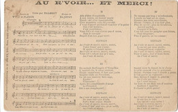 Chanson  -     Au R'voir Et Merci - Musique