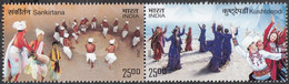 INDIA 2022 Joint Issue With TURKMENISTAN, 30 Years Of Friendship Set 2v ST Complete MNH(**) - Unused Stamps