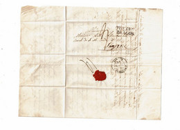 CTN80 - LEVANT FRANCAIS -  LAC TORINO / SMYRNE 28/8/1845 - Covers & Documents